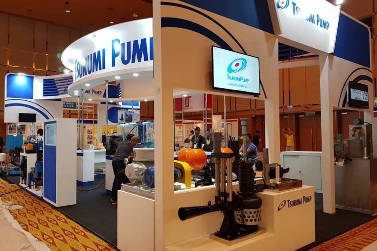 Tsurumi Pump at Asia Water Exhibition [Apr 2018] | Winner of Best Booth Design 00009