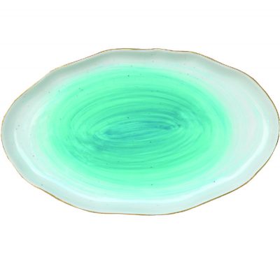0337_t_Shaped Mint Colour Oval Plate