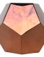 Gold Hexagonal Vase