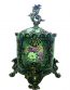 Vintage Container in Green Prints