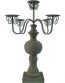 5-arm Vintage Grey Candlelabra