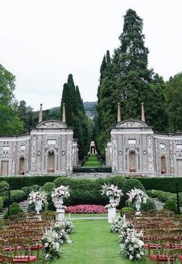 garden wedding ceremony design